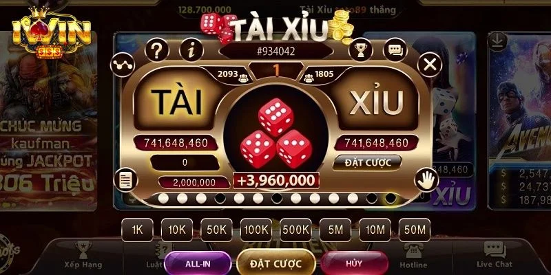Tài xỉu IWIN có rất nhiều phiên bản độc đáo, thú vị.